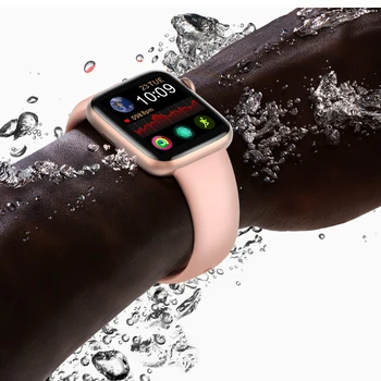 2020 Novas iwo 16 smart watch 1:1 44MM Assista 5 W75M W75 suporte de Oxigênio no Sangue ECG, Pressão Arterial Monitor de Ritmo Cardíaco o Smartwatch