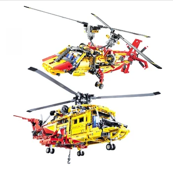 Decool 3357 Técnica Série De Helicóptero Tijolos Para Construção, Blocos De Brinquedos Para Crianças Jogo De Carro Formulaes 1 9396 Meninos Presente