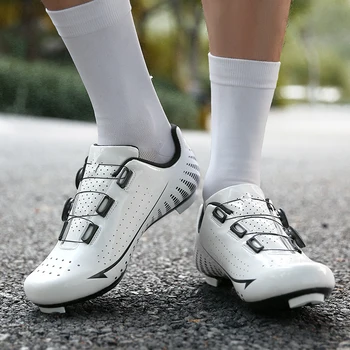 2020 Novo de Alta Qualidade MTB Sapatos de Ciclismo ao ar livre Profissional Auto-Fecho de Bicicleta Tênis Homens de Bicicleta de Estrada SPD Calçam Sapatos de Desporto