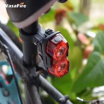 WasaFire Bicicleta LED Luz traseira de 3 Modos Traseira da Bicicleta as Luzes MTB lanterna traseira Impermeável Ciclismo Noite de Aviso de uso da Lâmpada 2*AAA