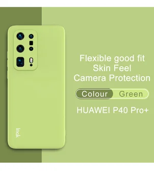 Imak Para Huawei P40 Pro+ 5G Caso Macio Casos de Telefone de Silicone Para Huawei P40 Pro+ 5G TPU Capa da caixa do Telefone