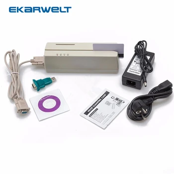 MCR200 Magnético EMV Smart IC Faixa Chip Card Reader/Writer Com o SDK Para Loco HiCo Faixa 1 2 3
