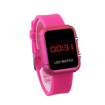 Moda das Mulheres Relógios de Desporto Inteligente Relógio Digital Homens Eletrônicos Relógios de pulso LED Exibição de Data Pulseira de Silicone Pulseira de Relógio Crianças