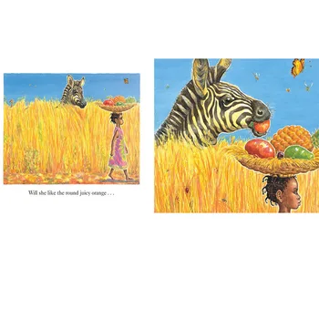 A Surpresa de Handa Por Eileen Browne de ensino de inglês do Livro de imagens Aprendizagem Cartão de Livro de História Para Crianças do Bebê Presentes de Crianças