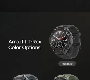 Amazfit Smart Watch Huami T-rex Smartwatch Tela AMOLED Homens Mulheres Wearable Desporto Relógios Inteligentes Globo Versão Original