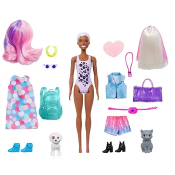 Nova Cor Original Revelar Bonecas Barbie do Dia-a-Noite, com 25 Surpresas Brinquedos para Meninas Cegas Caixa de Maquiagem Barbie Brinquedos de Presente das Crianças