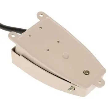 Interruptor de Pedal 380V 220V AC DC EKW-5A-B Alojamento de Alumínio Normalmente Aberto Momentânea de Controle Rotary Switch Elétrico de Acesso