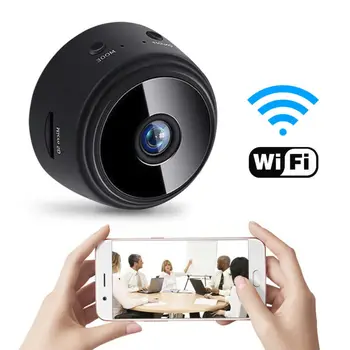 A9 Mini Câmera wi-Fi câmera HD de 1080P de Segurança sem Fio Controle Remoto da Câmera de Vigilância de Visão Noturna Móvel de Detecção de IP Câmera