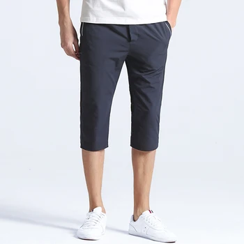Pioneiro do Acampamento de verão fina Bezerro Comprimento de calças de homens roupas de marca sólida de secagem rápida calças masculinas de qualidade trecho calças AXX701152