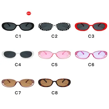 DYTYMJ Oval Pequena Armação Óculos de sol das Mulheres da Marca de Luxo de Óculos de Sol para Homens Moda Candy Color Óculos Vintage Oculos De Sol