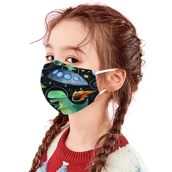 50pcs Descartáveis de Alta Qualidade Máscara de Crianças Máscara Espaço gancho de orelha de alta qualidade de tecido Não Tecido Máscaras Masque mascarillas