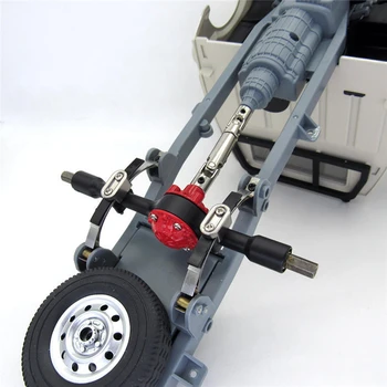 Metal o conjunto do Eixo Traseiro Eixo Kit para WPL D12 RC Caminhão Carro Ferramenta de Reparação de Acessórios Peças