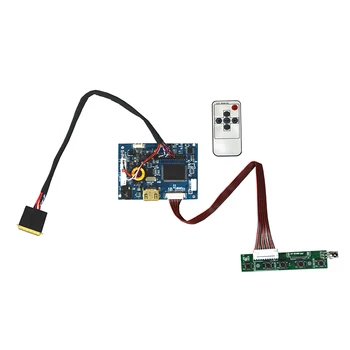Frete grátis Remoto HDMI, LCD Controlador de Placa de Driver Kit Para 10,1 polegadas LP101WSA-TLA1 B101AW03 V0 1024x600 Painel de LED