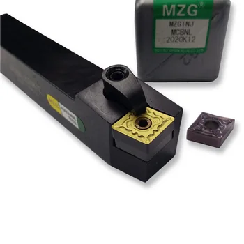 MZG MCBNL 1616H12 16 20 25 mm de Torno CNC de Usinagem Fresa Externa de Carboneto de Inserir Suporte de Ferramenta para Torneamento Chato Porta-ferramenta de Corte