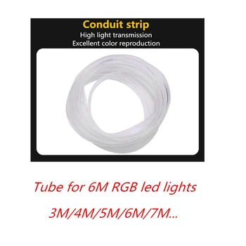 Tubo Para 6M RGB Led Luzes de 3M/4M/5M/6M/7M