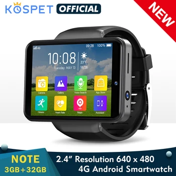 KOSPET NOTA 4G Smart Watch Homens Câmera Dupla 2.4
