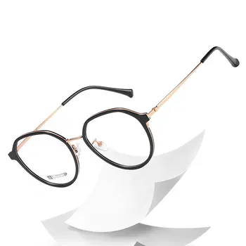 Beta Titanium Armação de Óculos Completo a Rim Óculos Redondos, Óculos com Dobradiças de Mola Unisex de Chegada dos Óculos