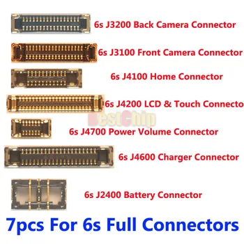 1sets/monte 7pcs FPC conectores para iPhone 6S 4.7