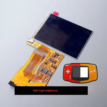 10 Níveis de Brilho Alto IPS Tela de LCD para o Nintendo Game Boy Advance GBA Jogo de Console de luz de fundo Ajustável Tela de Peças de Reparo