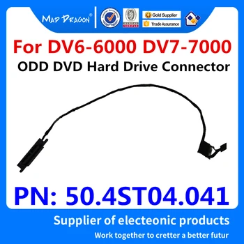 Novo original laptop ÍMPAR de DVD Unidade de disco Rígido Conector do Cabo Para HP DV6-6000 DV7-7000 dv6-7220us ÍMPAR hdd de DVD cabo de 50.4ST04.041
