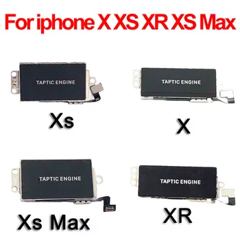 Testado Trabalho de Reparação de Peças de Substituição Vibrador Motor de Vibração Taptic Parte de Motor Flex Cabo Para iPhone X XS MAX XR