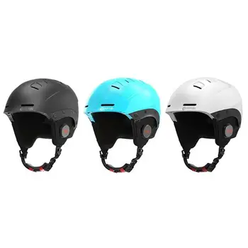 Smart4u Bluetooth Capacete de Ciclismo Homens de Baixa temperatura-resistente Capacete de Esqui de Skate, Capacete de Moto Forro Destacável PC+EPS
