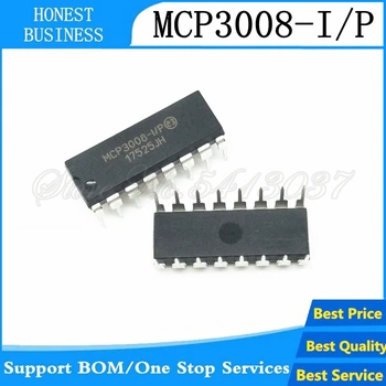 5PCS/Monte Chip IC MCP3008-I/P MCP3008 8-Canal 10-Bit A/D Conversores SPI DIP16