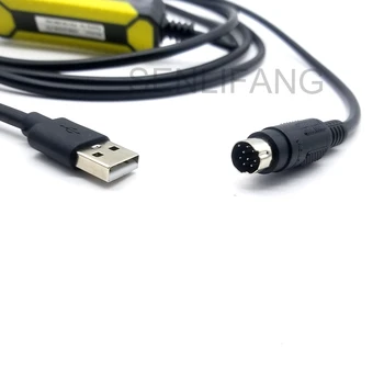 Novo USB-SC09-FX Para FX1N FX2N FX3U Cabo de Programação