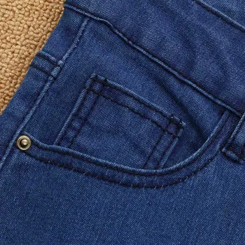 De volta Zipper 2019 NOVO azul de Mulheres Calças de Cintura Alta Sexy Lápis Stretch Denim Jeans, Calças de Drop Shipping