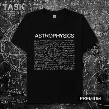 Assunto Astrofísica física mens t-shirt nova Tops, t-shirt de manga Curta com roupas de moletom esportes de algodão Moda verão 01