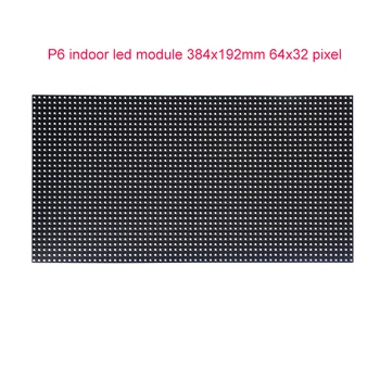P6 interior 64*32 smd led painéis de visualização 384milímetro * 192mm ecrã p6 módulo de led