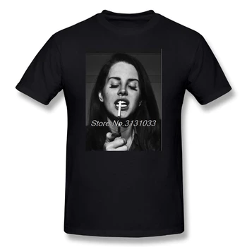 Lana Del Rey T-Shirt dos Homens de Impressão 3d Algodão Camiseta Graphic T-shirts de Manga Curta, Homens de Música de Verão Camiseta Casual T-Shirt