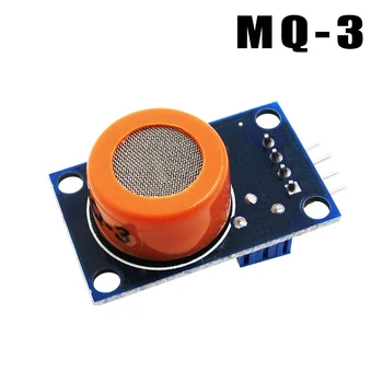 10Pcs MQ-3 Álcool Etanol Módulo Sensor de Gás Sensor Detector de MQ3
