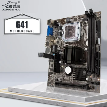 JINGSHA G41 placa mãe lga 775 Intel chipset g41 ordinária de término do suporte de plataforma lga 771 cpu, placa-mãe