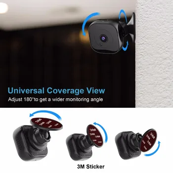 Wi-fi Mini Câmera de esporte de Ação de Micro Câmera de Visão Noturna Sensor de Movimento de Câmera de vídeo de Voz Gravador de Vídeo Pequena bateria Cam