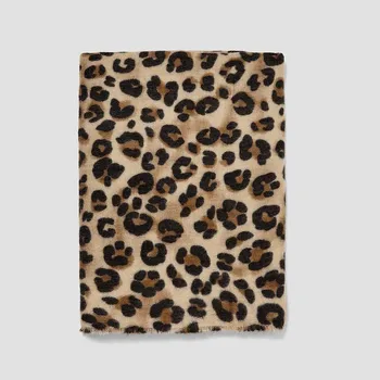 2019 Marca estampa de Leopardo cachecol de cashmere para as mulheres inverno quente designer de moda feminina xales de pashmina menina de cabeça Sexy lenços