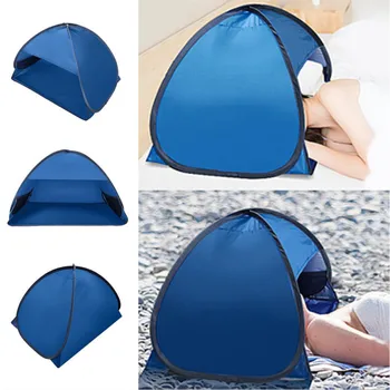 Portátil Praia Tenda Tenda Travesseiro Pequeno Dobramento De Proteção Solar Pessoais Tenda Para Proteger Do Sol Dossel À Prova De Vento Mini Guarda-Chuva De Praia Tenda