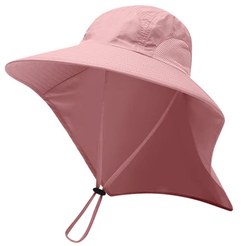 Unisex Proteção UV Tampa de Verão ao ar livre de Pesca, Escalada Chapéu de Sol com Pescoço Aba Tampa de Proteção chapéu do Sol Chapéu, Boné chapéu do Sol Chapéu
