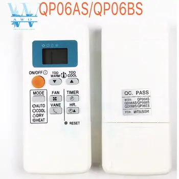 Novo QP06AS PARA a Mitsubishi, Ar Condicionado controle Remoto QP06BS QD08AS QD08BS QP06ES QP06BS