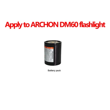 ARCONTE DM60 lanterna bateria apenas bateria