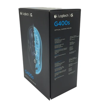 Original e Novo com fio Logitech G400s Optical Gaming Mouse 4000dpi com vendidas caixa