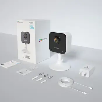 EZVIZ Câmera de Segurança 720p 1080p Interior wi-Fi de Casa Inteligente Detecção de Movimento bidirecional de Áudio 40ft Visão Noturna de 2,4 GHz C1HC