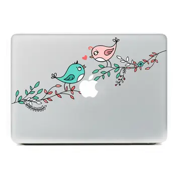 Aves no amor de Vinil Decalque Notebook adesivo na Etiqueta Laptop Para DIY Macbook Pro Ar 11 13 15 polegadas Laptop Pele