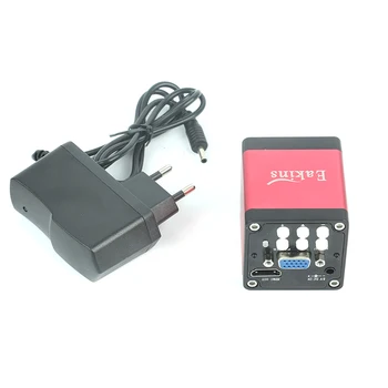 HDMI 720P VGA 13MP 60F/S Industriais de Vídeo Microscópio Com Câmera de 100x C Lente de MONTAGEM Para a placa do Telefone IC Observar Solda de Reparação