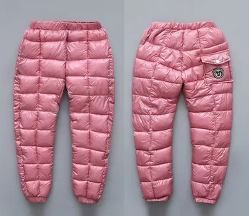 Inverno quente crianças roupas de baixo de algodão crianças legging bebê para meninas meninos grossas Botas calças de cintura Elástica de calças de meninas