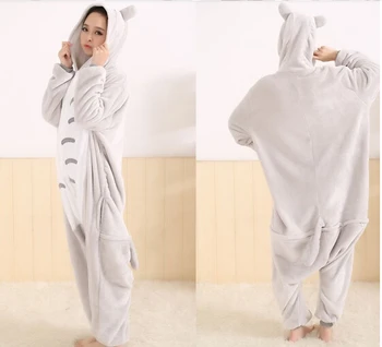 Adultos Totoro Onesie Pijama Unisex Animal De Pijamas, Pijamas Totoro Cosplay Fantasia