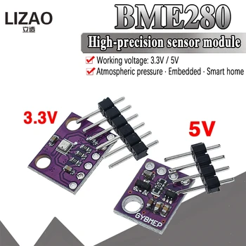 Oficial GY-BME280-3.3 BME280 5V 3,3 V Sensor Digital de Temperatura e Umidade Sensor de Pressão Barométrica Módulo I2C SPI 1.8-5V