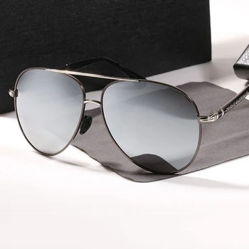 Cubojue 161mm de grandes dimensões Óculos de sol Polarizados Homens Enorme de Aviação de Óculos de Sol para Homem de Condução Tonalidade do Revestimento Anti-Reflexo UV400