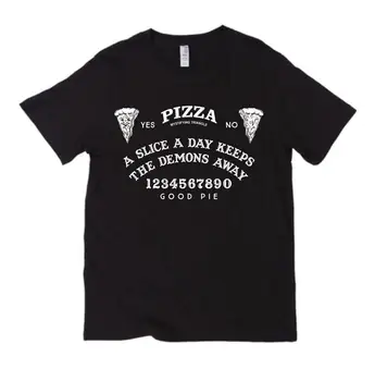 Pizza Amante T-shirt de tamanho grande Vintage Tee Gráfico Homens Mulheres Manga Curta Hipster Skate Superior Harajuku Tumblr Punk T-shirt