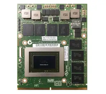 GTX580M GTX 580M 2GB de memória GDDR5 N12E-GTX2-A1 Placa de Vídeo Com X-Suporte ForDellAlienware M17X R2 R3 R4 M18X Teste de Bem